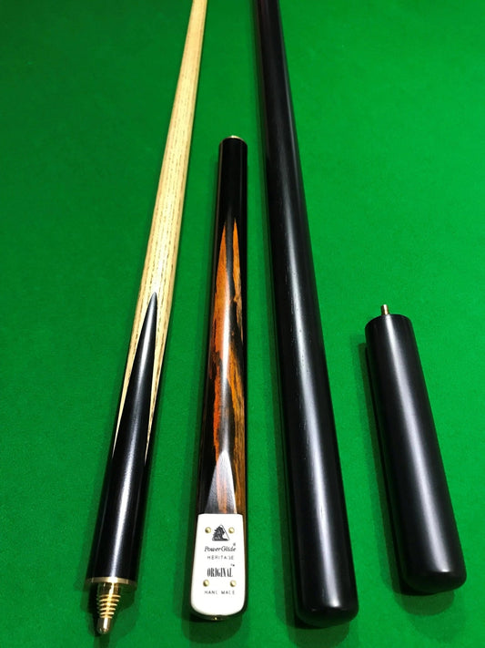 POWERGLIDE Heritage Original Hand Made 3/4 Pool, Snooker & Billiard Ash Cue with Extensions - Q-Masters