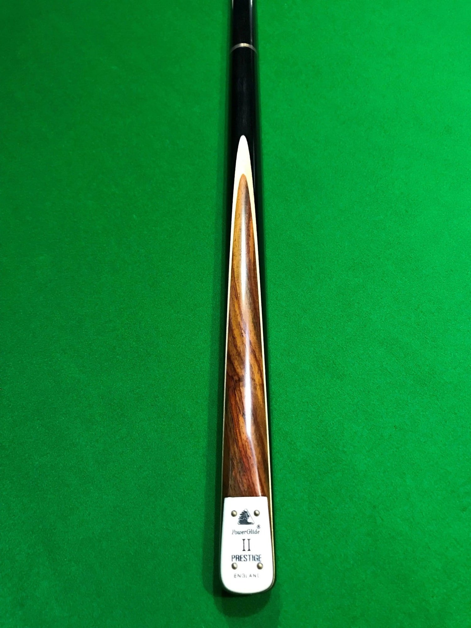 POWERGLIDE Prestige II Hand Made 3/4 Pool, Snooker & Billiard Ash Cue with Butt Extension - Q-Masters