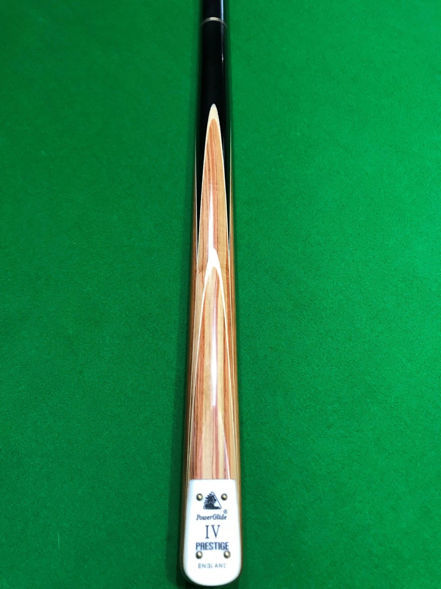 POWERGLIDE Prestige IV Hand Made 3/4 Pool, Snooker & Billiard Ash Cue with Butt Extension - Q-Masters