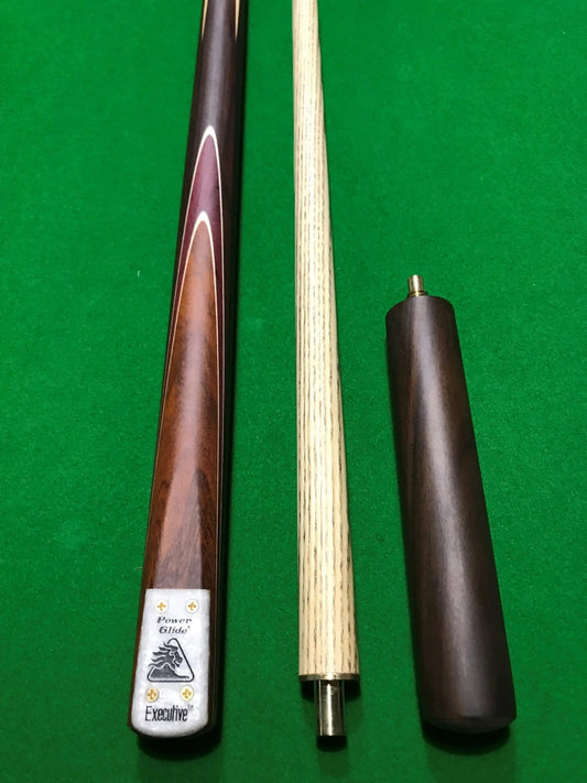POWERGLIDE Tournament Executive 1/2 Piece Pool, Snooker & Billiard Ash Cue With Extension - Q-Masters