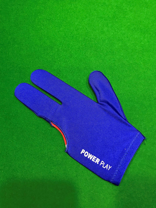 POWERPLAY Pool Snooker Billiard Glove Blue - Q-Masters