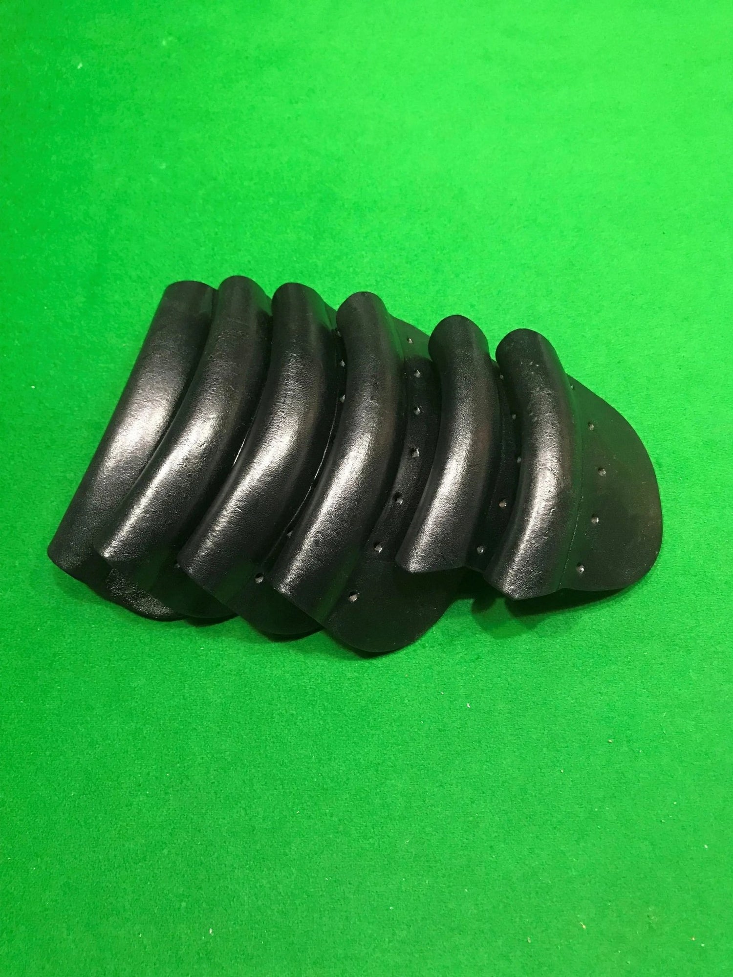 Quality Pool Snooker Billiard Black Moulded Pocket Leathers - Q-Masters