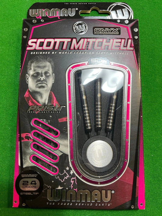 SCOTT MITCHELL 90% Tungsten Special Edition Dart - 24gr - Q-Masters