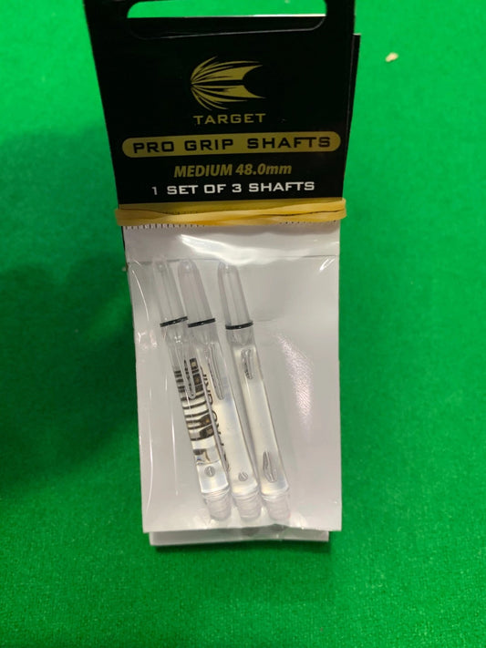 Target Vision Pro Grip Shafts - Clear - Q-Masters