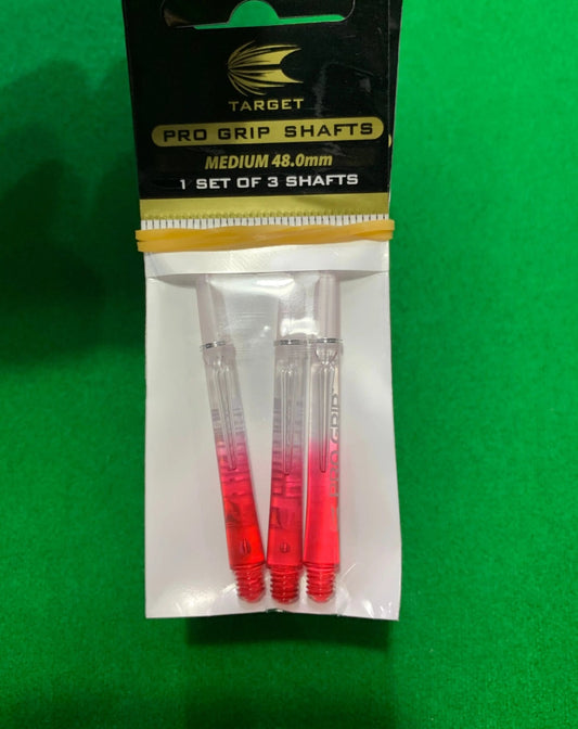 Target Vision Pro Grip Shafts - Red - Q-Masters