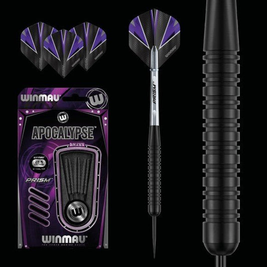 WINMAU Apocalypse Black Brass Darts - 21gr - Q-Masters