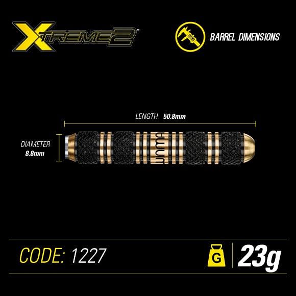 WINMAU Brass Darts Xtreme 2 - 23gr - Q-Masters