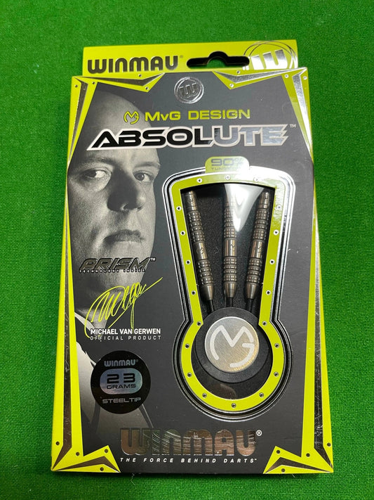 WINMAU MvG Absolute 90% Tungsten Darts Michael Van Gerwen - 23gr - Q-Masters