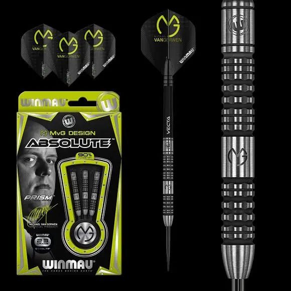 WINMAU MvG Absolute 90% Tungsten Darts Michael Van Gerwen - 23gr - Q-Masters