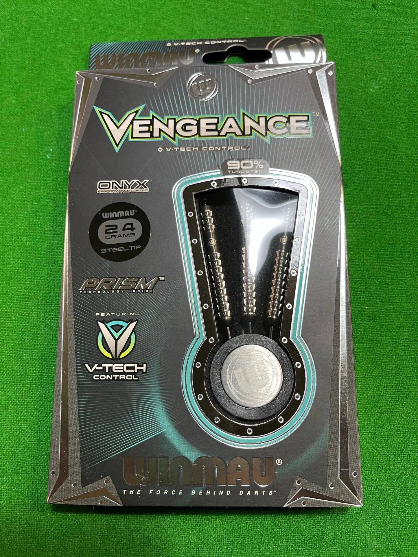 WINMAU Vengeance Darts 24g - 90% Tungsten - Q-Masters